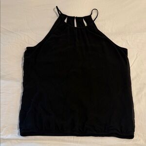 Express Black Halter Neck Women's Top • Size L